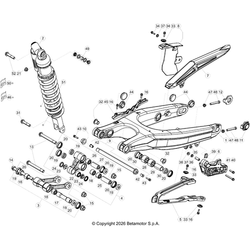 33 SWING ARM/REAR SUSPENSION