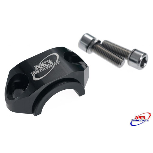 AS3 BRAKE & CLUTCH BAR CLAMP BLACK RR/XT MY12>