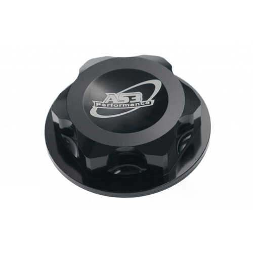 AS3 HEAD STEM NUT BLACK RR/XT MY11>