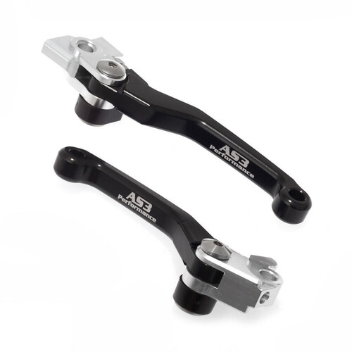 AS3 BLACK BRAKE & CLUTCH LEVERS RR/XT MY13>