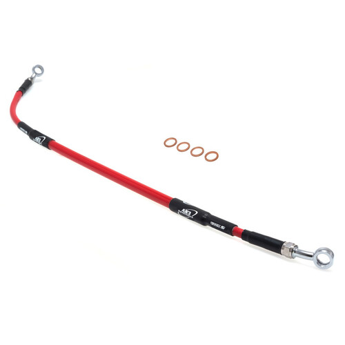 AS3 VENHILL REAR BRAKE LINE RED RR/RX/XT MY07>