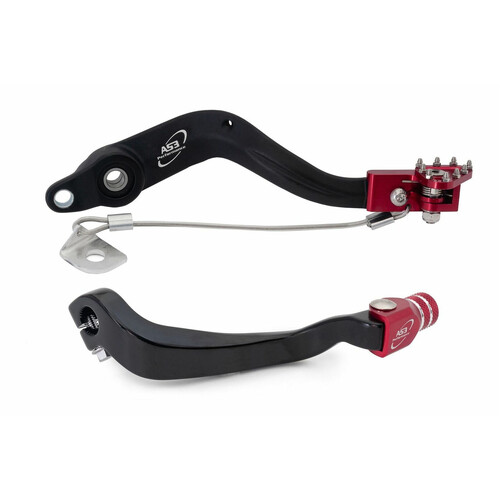 AS3 GEAR LEVER & BRAKE PEDAL RR 4ST MY20>