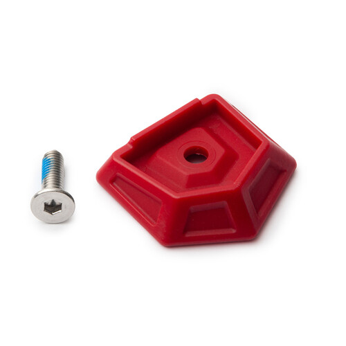AS3 SIDE STAND BASE RED WITH BOLT RR MY20>