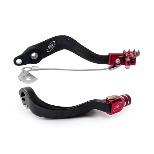 AS3 GEAR LEVER & BRAKE PEDAL RR/XT 250/300 MY21>