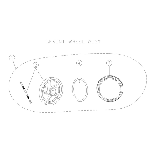 01 Front Wheel Assy