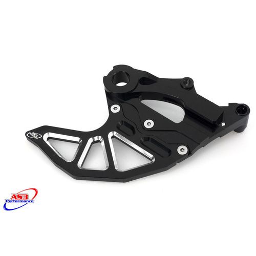 AS3 ALLOY REAR DISC GUARD BLACK 22MM RR/RX MY25>