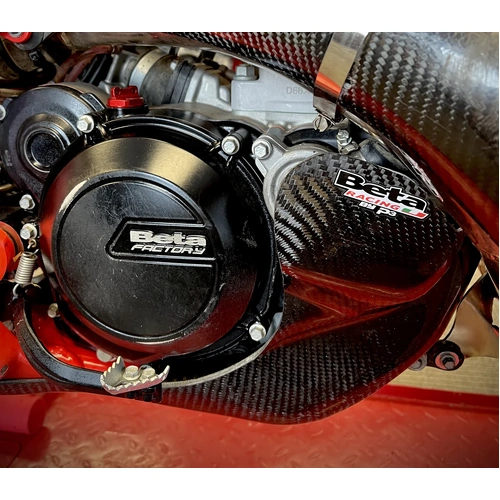 P3 CARBON SKID PLATE BLACK 2ST RR250/300 RX MY20>