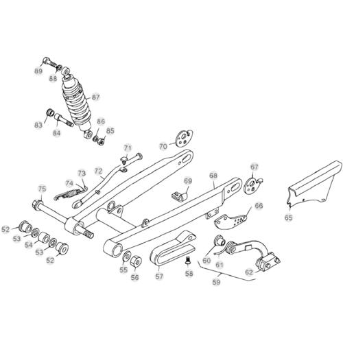 33 SWING ARM/REAR SUSPENSION