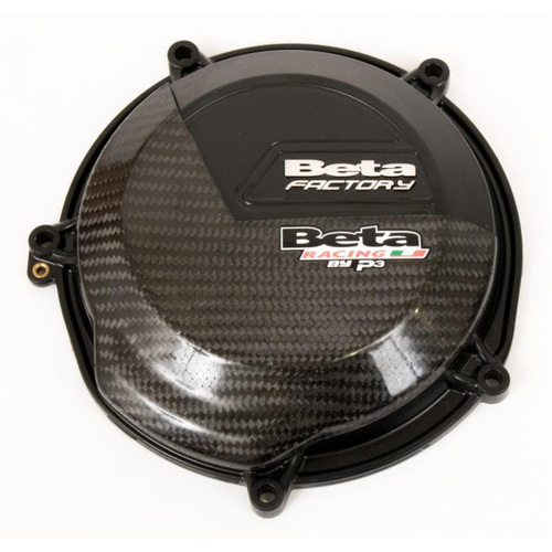 P3 CARBON CLUTCH COVER GUARD RR/XT 250/300 MY18>>