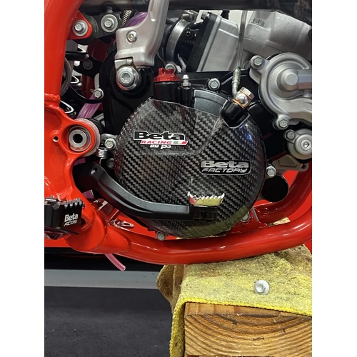 P3 CARBON CLUTCH COVER GUARD 2ST RR125/RR200 MY19>