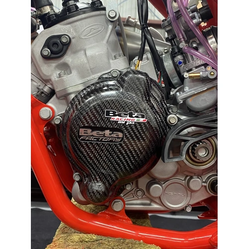 P3 CARBON IGNITION COVER GUARD 2ST RR125/RR200 MY19>