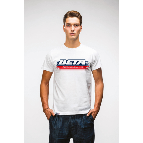 T-SHIRT BETA HERITAGE MOTORCYCLES WHITE