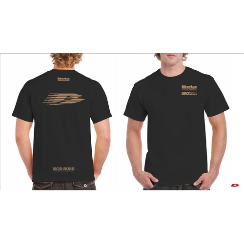 BETA 120TH ANNIVERSARY BLACK T-SHIRT