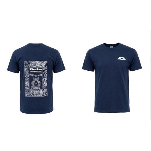 BETA T-SHIRT BLUE "RX LIFESTYLE"