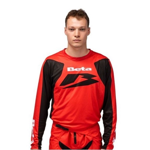 BETA FACTORY RX/MX JERSEY RED/BLACK XXL