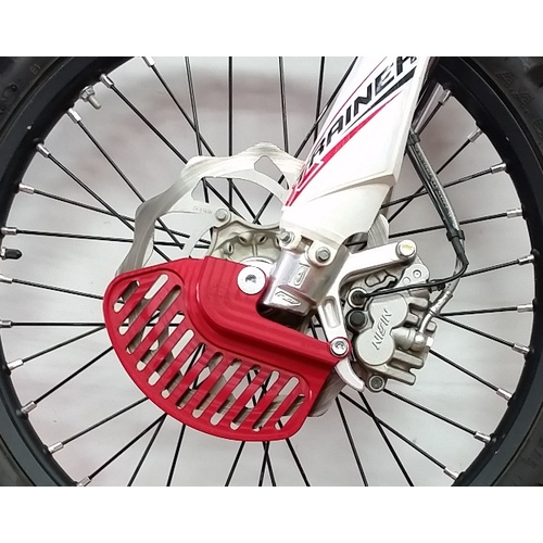 ALLOY FRONT DISC GUARD XT ONLY RED