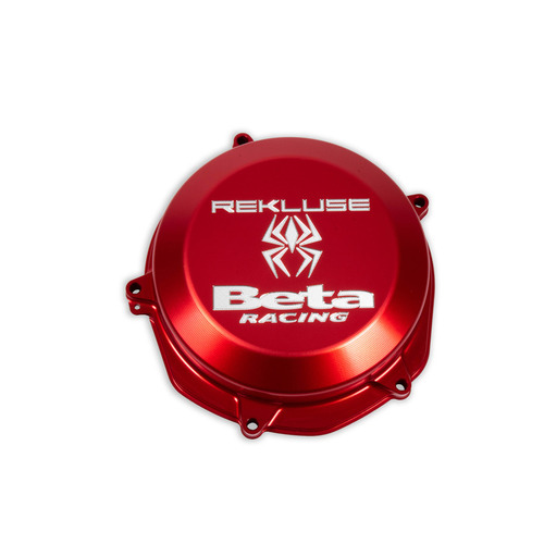 4ST RR CLUTCH COVER BILLET RED STD & REKLUSE MY20>