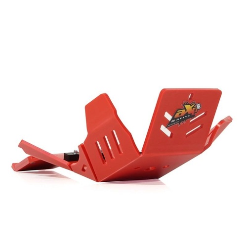 AXP XTREME SKID PLATE RED 8MM RR125/200 MY20>MY22