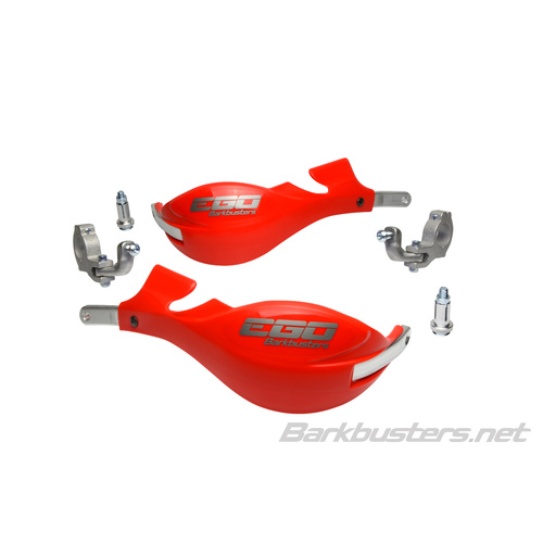 BARKBUSTERS EGO RED TAPER CLAMP HANDGUARDS