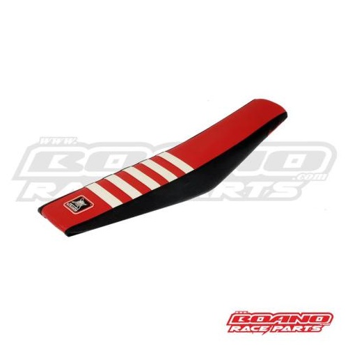 BLACK-RED SEAT COVER FITS ALL FOAM SIZES RR MY20>>