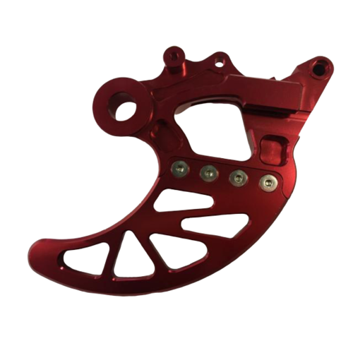 BILLET ALLOY REAR DISC GUARD RED RR/XT MY15>