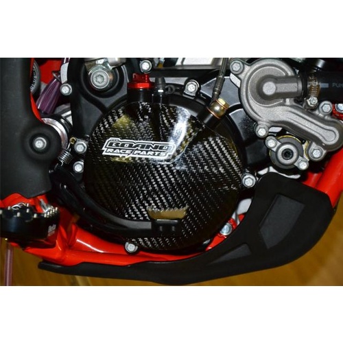 CLUTCH COVER PROTECTOR CARBON 125/200 MY19>
