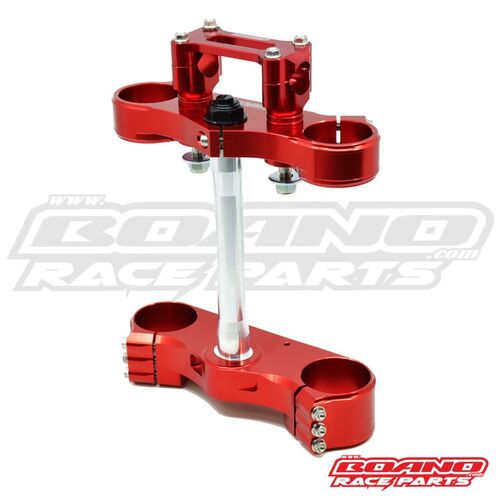 RED CNC ADJUSTABLE TRIPLE CLAMP SET 2ST RR MY13>>