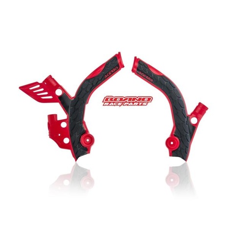 RED FRAME PROTECTORS 125-200RR MY18-19 ONLY